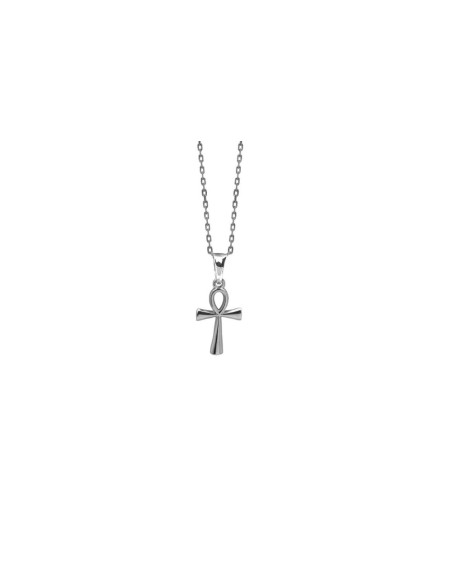 PENDENTIF CROIX ANKH ARGENT 0925 RHODIE